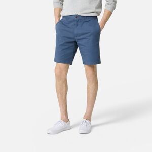 J. Crew Men's Flat Front Flex Chino Shorts in Blue size 32 waist